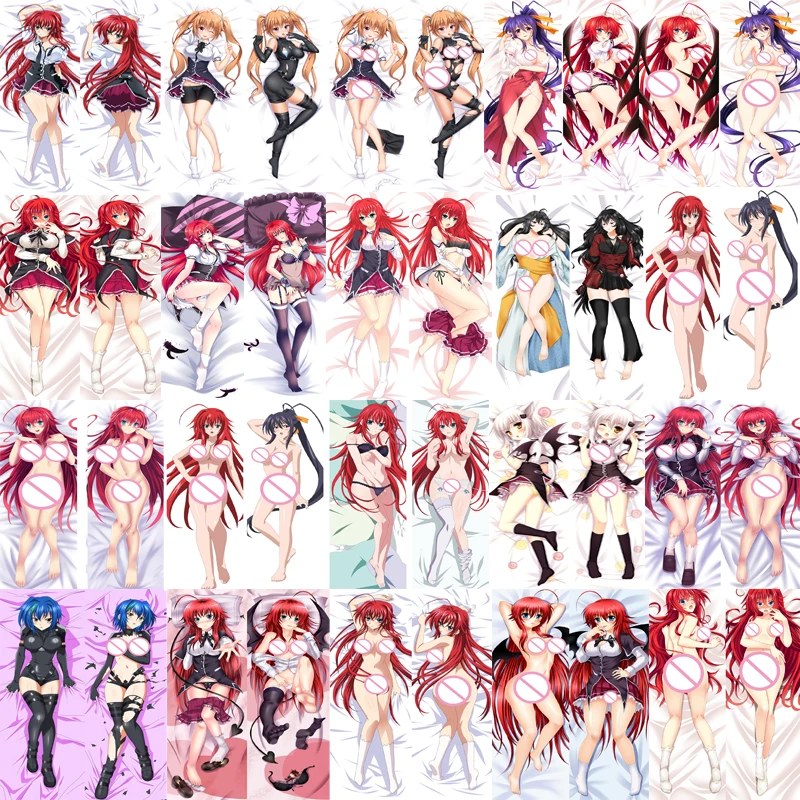 2020 Feb обновление аниме Подушка Чехол для старшей школы DxD Rias Gremory Himejima Akeno Irina Shidou