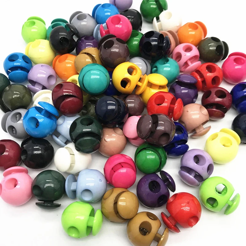 20/50Pcs Color Pig Nose Buckle Sport Backpack Rope Clasp Accessories DIY Spring Adjustment Sportswear Shoes Botton | Дом и сад