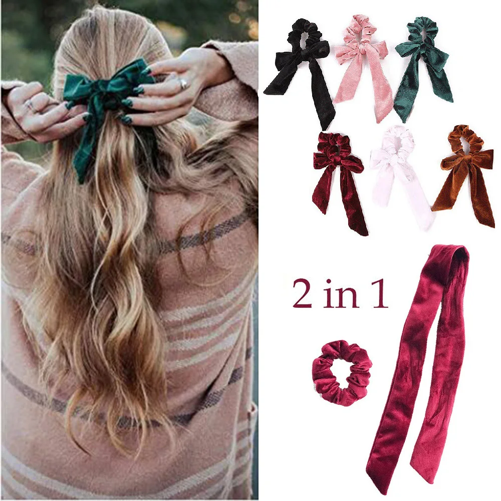 Женская бархатная резинка для волос 1 шт.| |