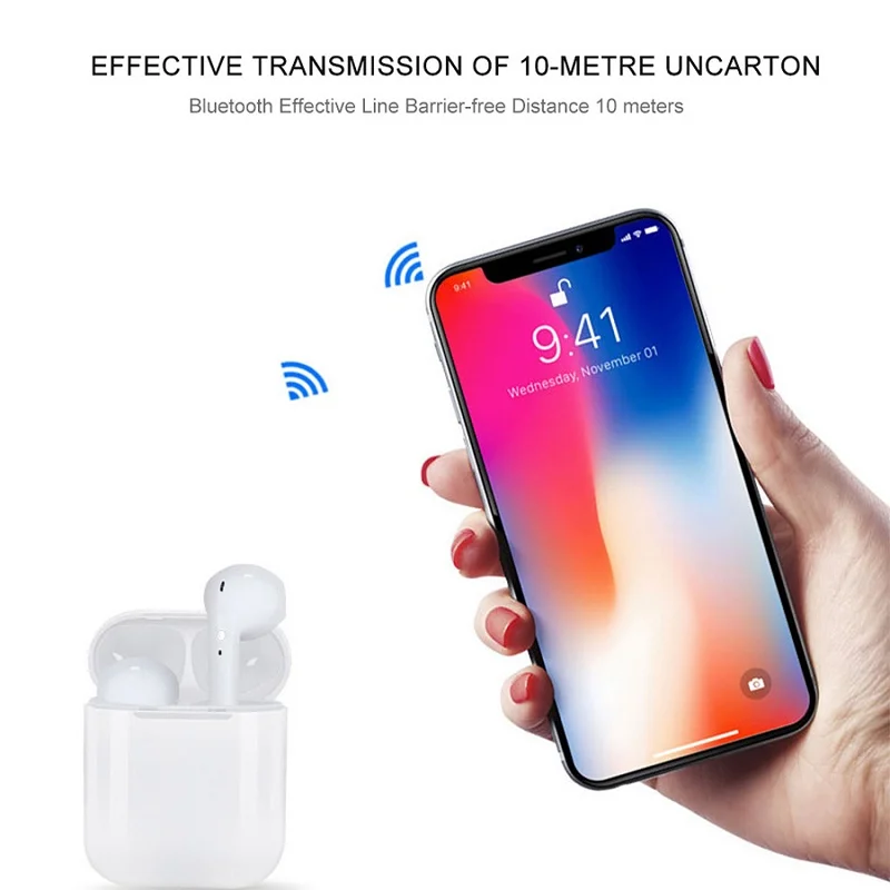 Новые наушники i9s Tws Bluetooth, беспроводные наушники Bluetooth 5,0, мини наушники с микрофоном, зарядная коробка, Спортивная гарнитура для смартфона