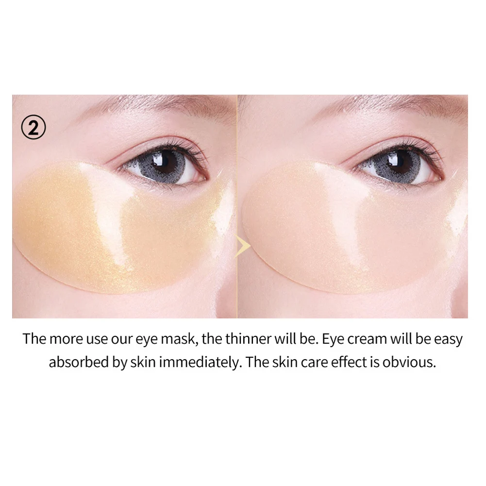 Маска для глаз коллагеновая повязка уход за кожей увлажняющая Антивозрастная