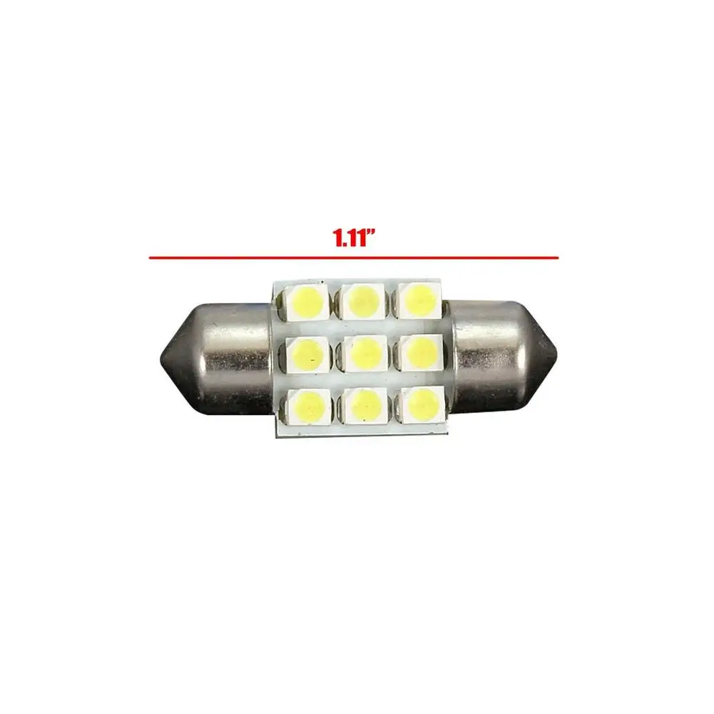 

20pcs White Led Light Interior Package Kit For T10 31mm Map Dome + License Plate