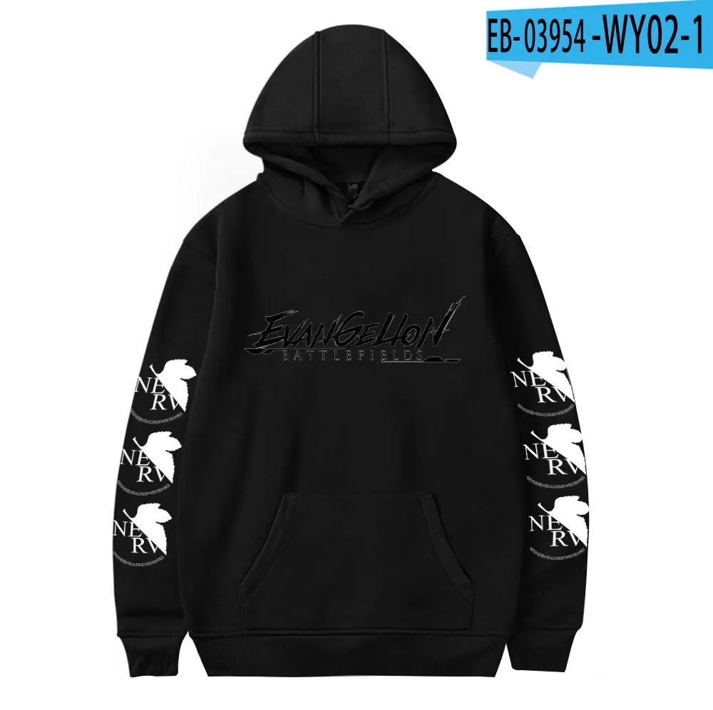 

Classic Trendy Japan Anime Evangelion print Hoodies Sweatshirts Boys/Girls Popular Sweatshirt Adult Child Streetwear Pullovers