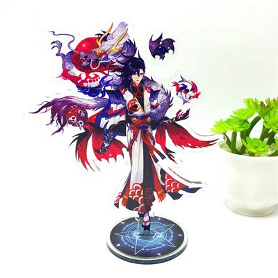Игра Onmyoji брелок onikiri Ootengu aoandou Momo Ibaraki douji милый забавный мультфильм акриловый ключ chian модные персонализированные ювелирные изделия - Цвет: 32