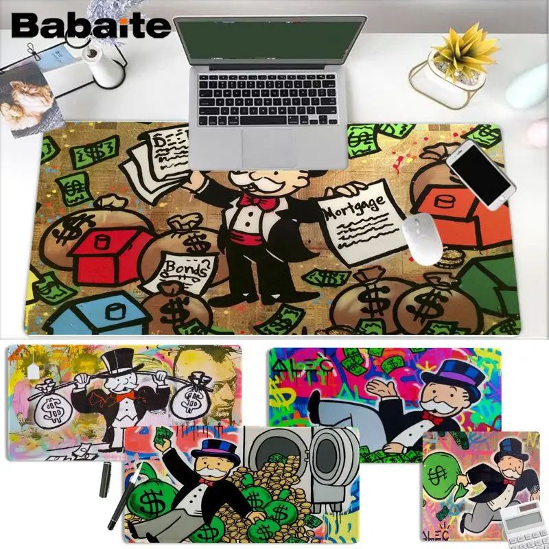 

Alec-monopoly-painting My Favorite Office Mice Gamer Soft Mouse Pad Size For For Cs Go LOL Game Player PC Computer Laptop