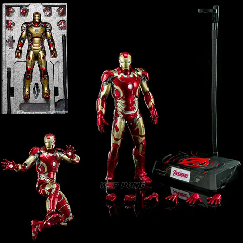 Фигурка Hasbro мстители супергерой Железный человек металлическая MK42 MK43 игрушки