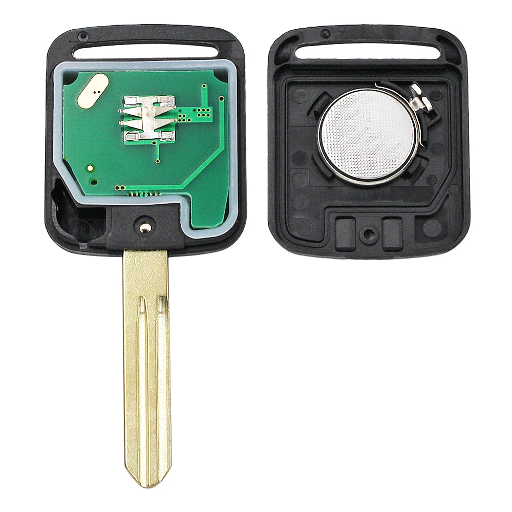 2 кнопки дистанционный ключ брелок от машины 433 МГц PCF7946 чип для Nissan Micra Navara Qashqai 2003