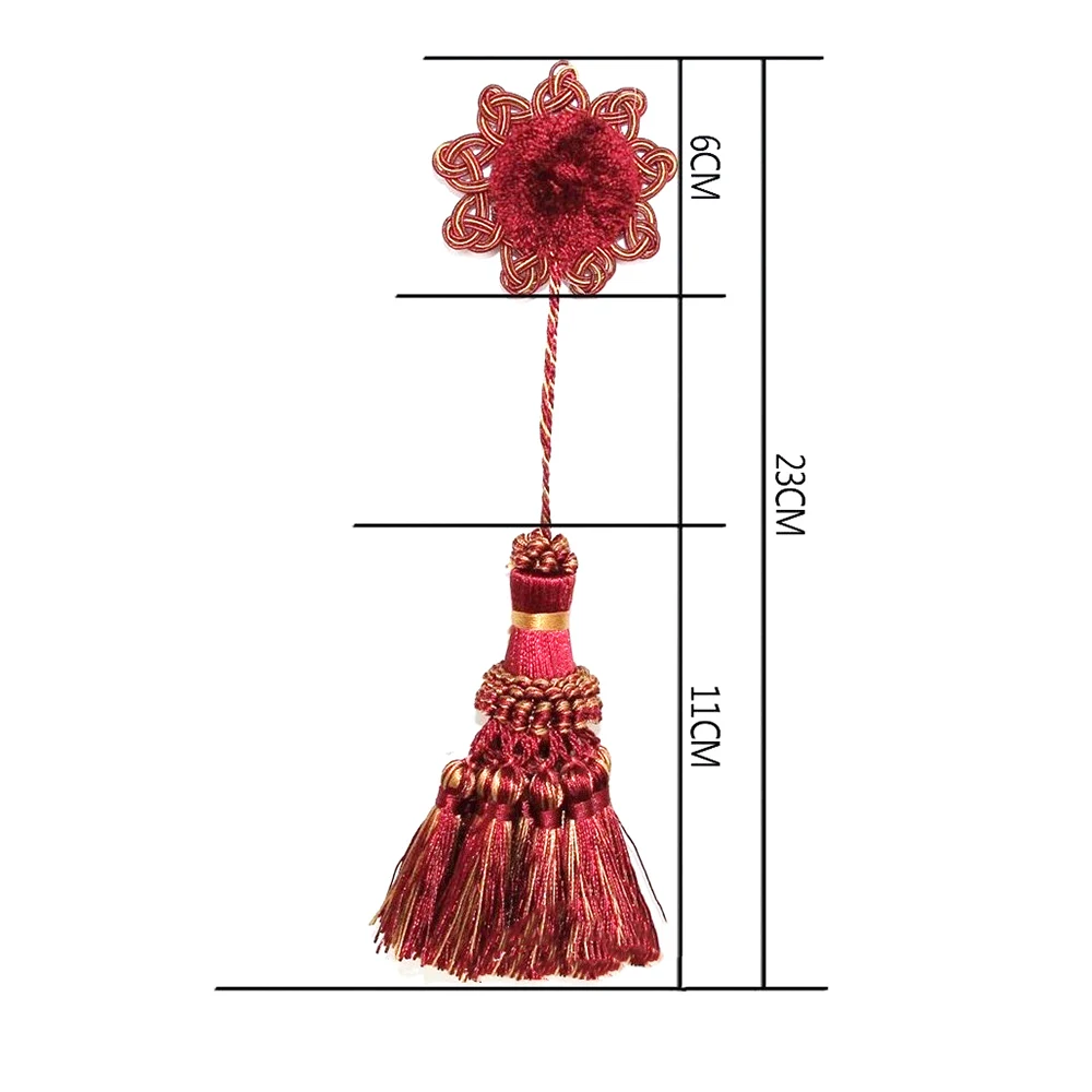1Pc Curtains Tieback Tassel Key Hanging Ball Home Decor Embrase Rideau Room Accessories Curtain Holder Small Hang Balls | Дом и сад