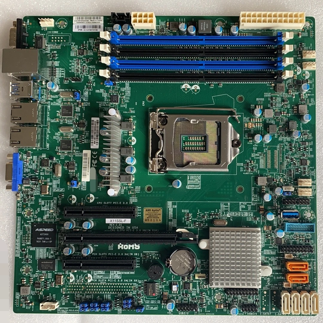 Verkauf Server Workstation Motherboard Für Supermicro X11SSL-F REV 1,01