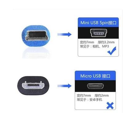 Мини USB кабель для передачи данных к т порту A 5P плеер Автомобильный