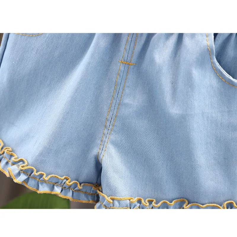 

New Summer Baby Girl Clothes Children Cute Fashion T-Shirt Shorts 2Pcs/Sets Toddler Sport Casual Costume Outfits Kids Tracksuits