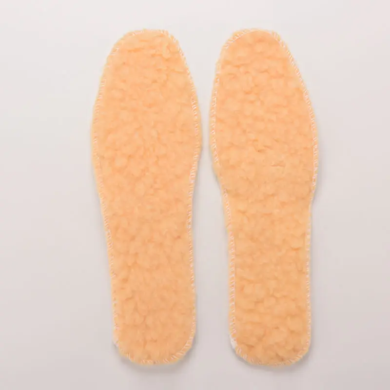 

1Pair 24cm Winter Warm Thicken Shoes Insoles Fleece Insoles For Women Men Practical