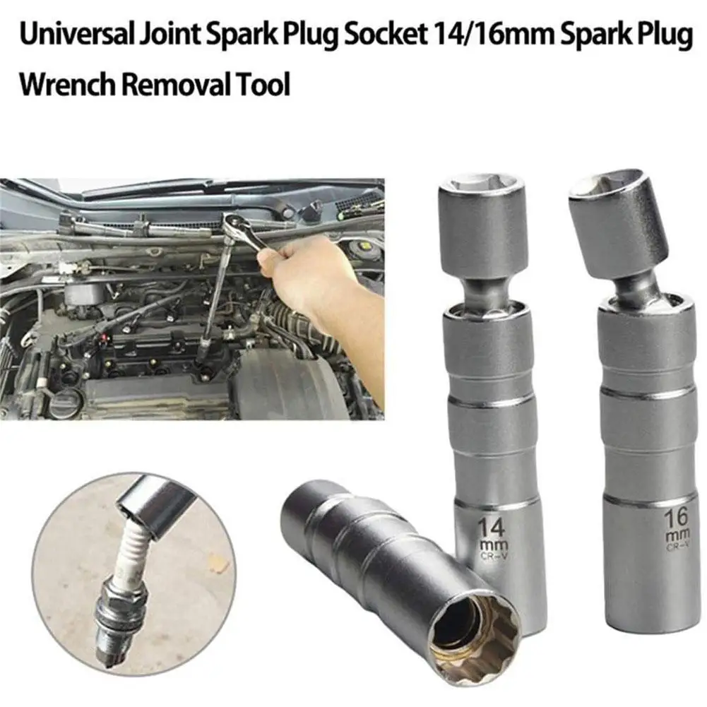

Steel 14mm Magnetic 12 Angle Car Spark Plug Sleeve Removal Tool Tools for Nissan BMW Mercedes Audi
