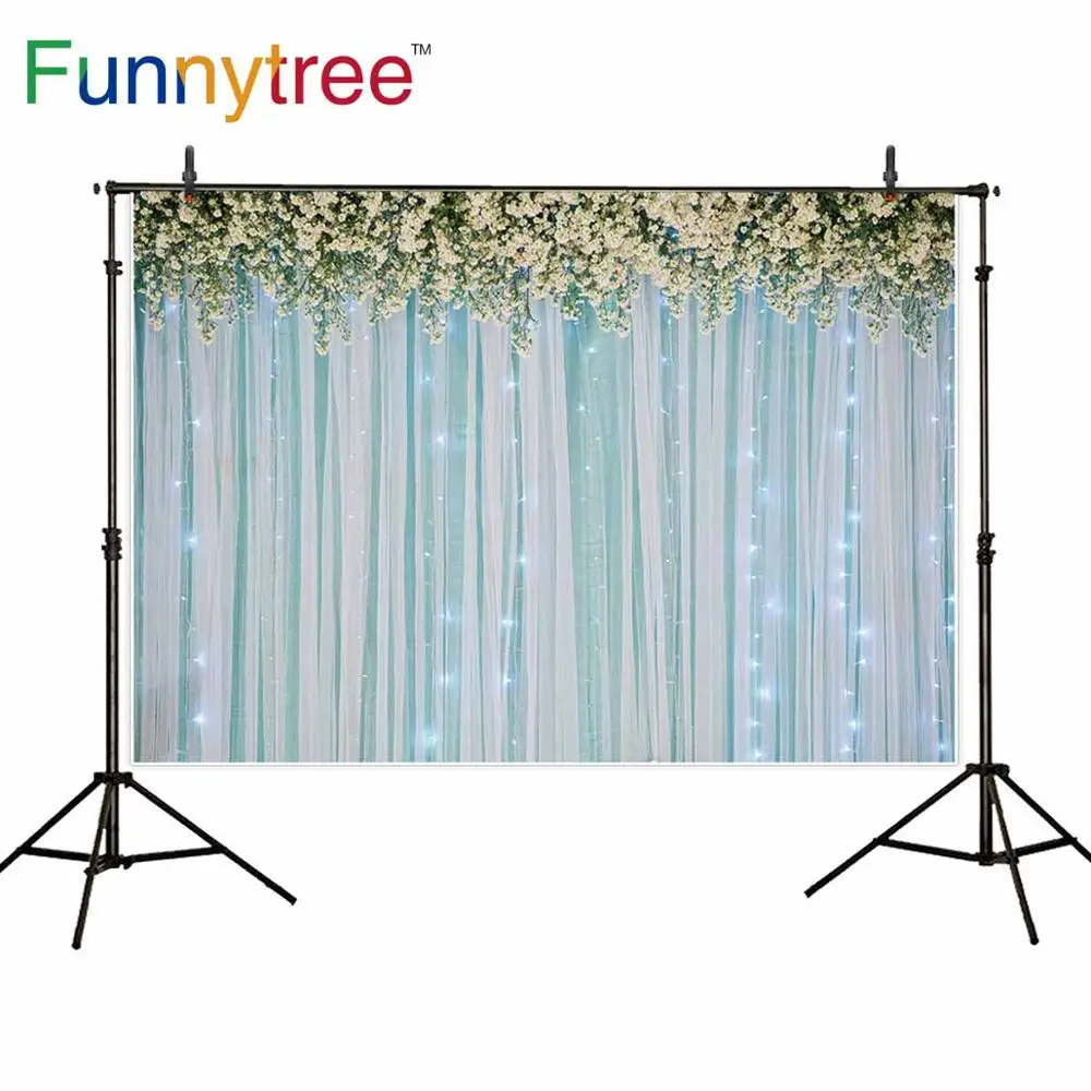 

Фон для студийной фотосъемки Funnytree, блестящий фон для свадебной фотосъемки