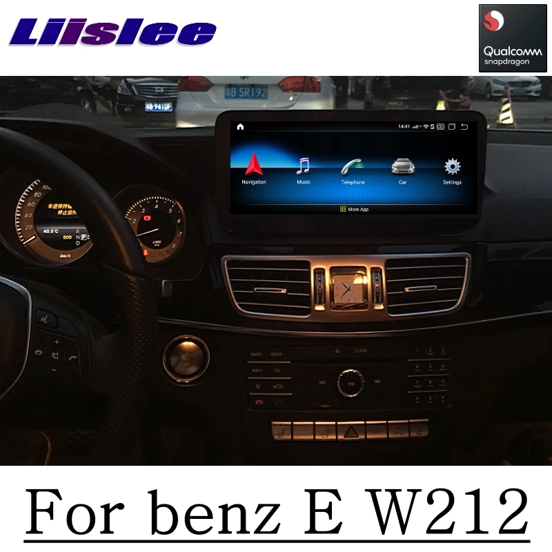 Liandlee автомобильный мультимедийный плеер NAVI беспроводной CarPlay для Mercedes Benz MB E Class