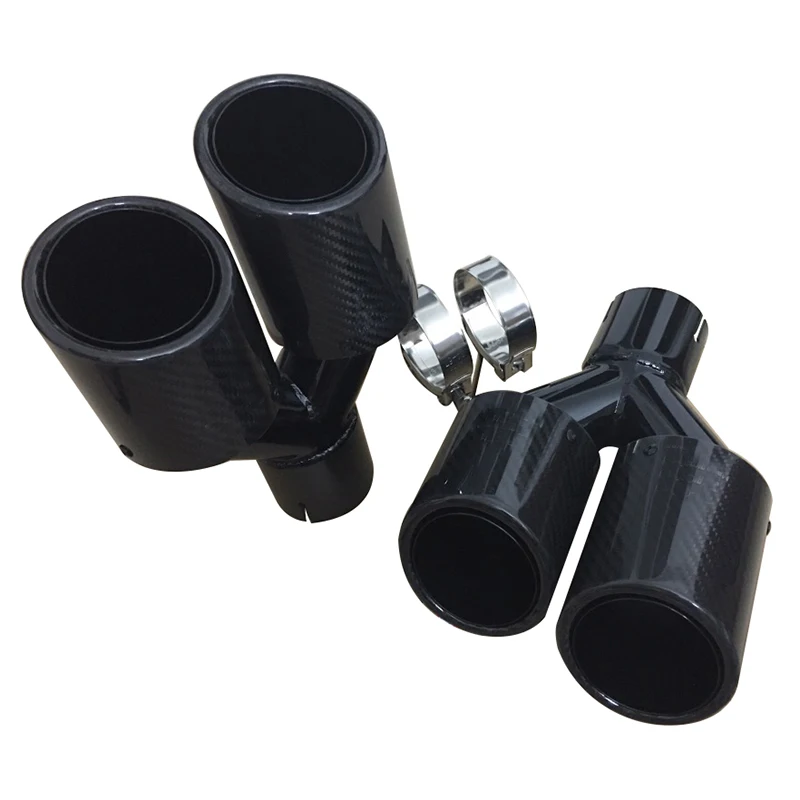 Автомобильные аксессуары черная нержавеющая сталь 304 и яркое углеродное волокно