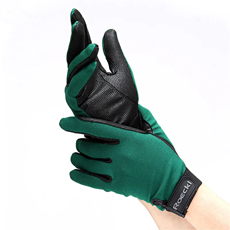 

Horse Riding Gloves Men Women Unisex Breathable Horseback Riding Outdoor Sports Racing Child Equestrian Hand Accessory Equipment