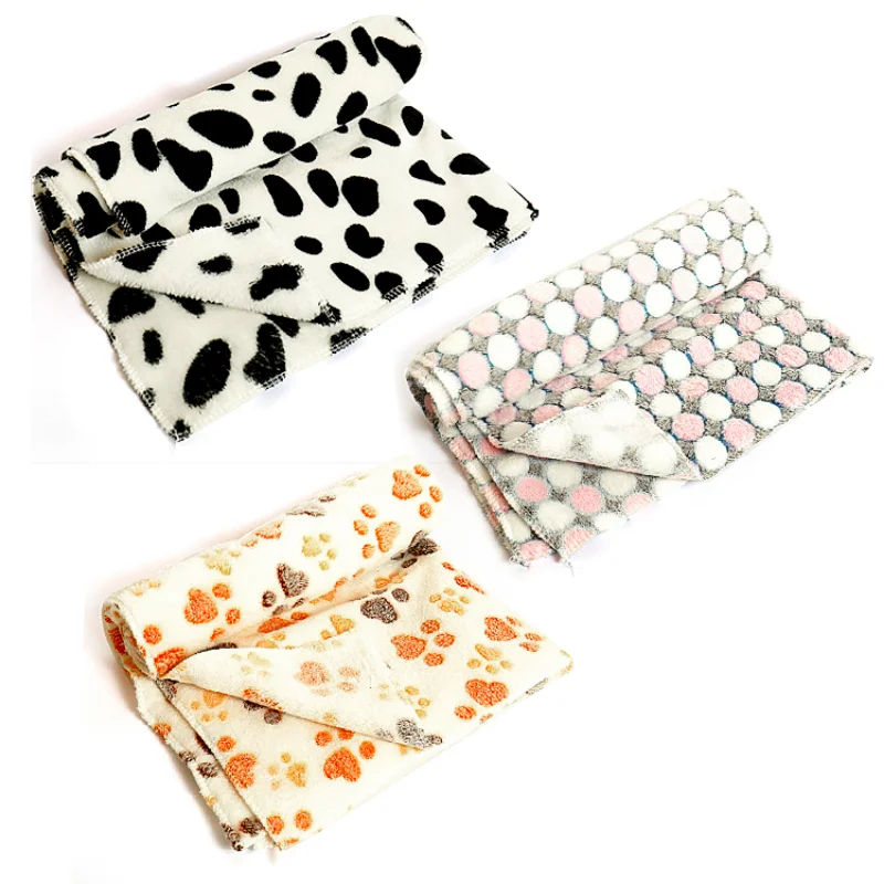 Коврики для домашних животных собак кошек мягкое одеяло щенков теплое Флисовое