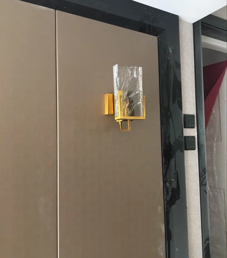 Стиль Хрустальный светодиодный настенный светильник E14 лампа для гостиной прикроватное настенное бра для ванной комнаты освещение лестницы Светильник Настенный домашний деко поверхностное крепление