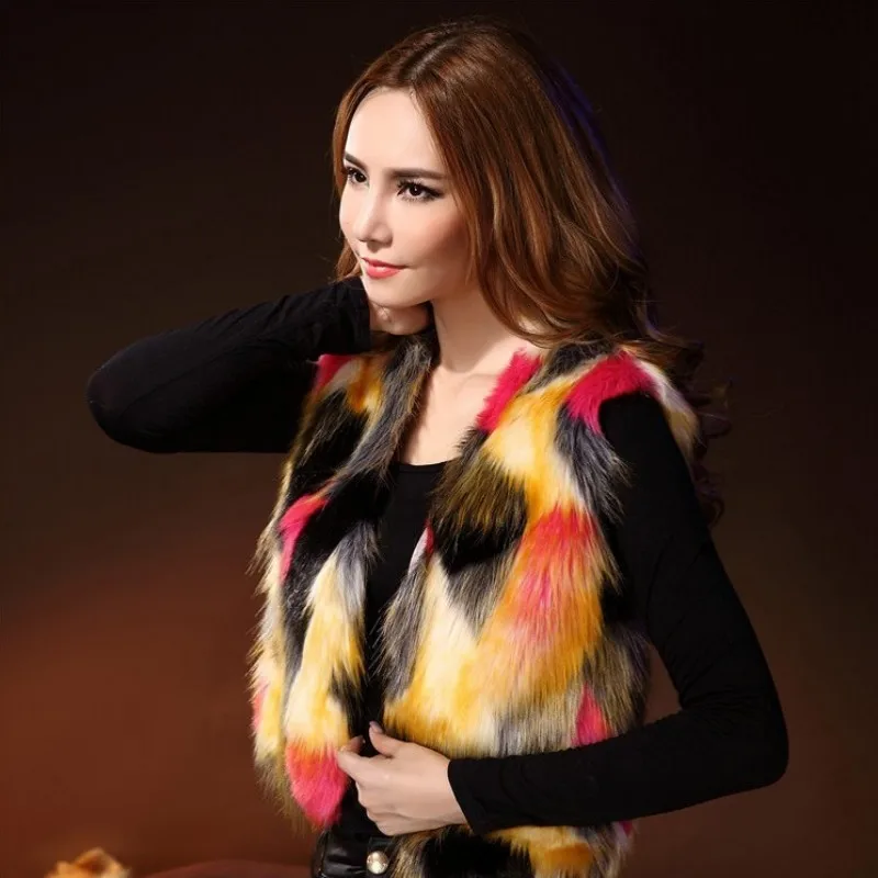 Зима 2020 новые женские короткие куртки без рукавов модные подходящие цвета жилет