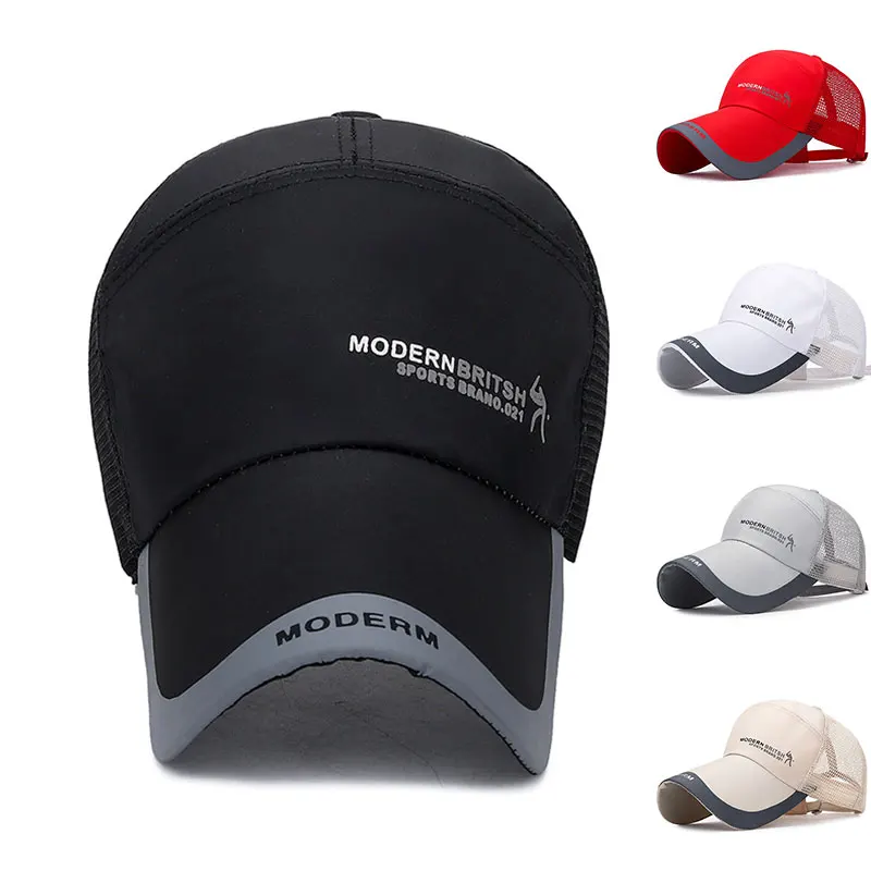 

Adjustable Baseball Caps for Men Women Outdoor Sport Sun Hat Running Visor Cap Casual Breathable Snapback Hats Mesh Caps