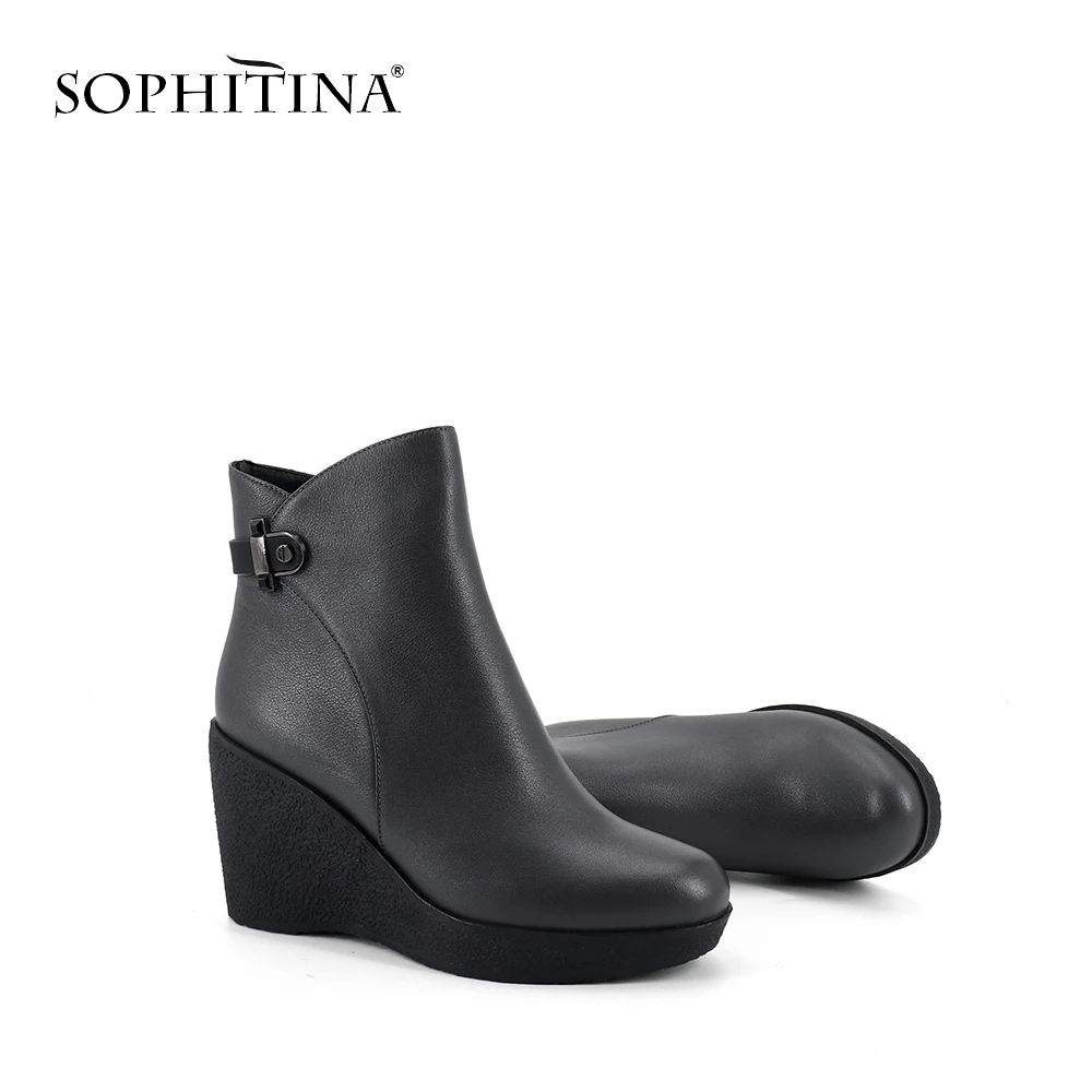 SOPHITINA/специальный дизайн металлические декоративные/декорированные сапоги