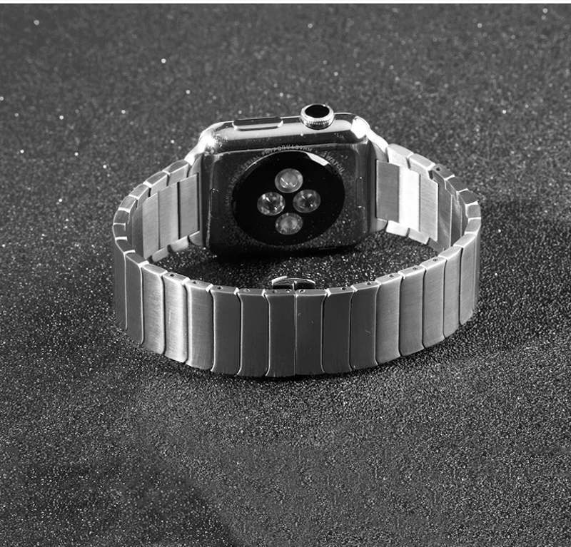 Роскошный браслет из нержавеющей стали для apple watch Series 1 2 ремешок iwatch 38 мм/42 мм с