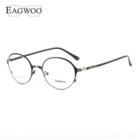 round small eyeglasses full rim metal optical frame prescription spectacle myopia vintage eye glasses oval narrow face suitable