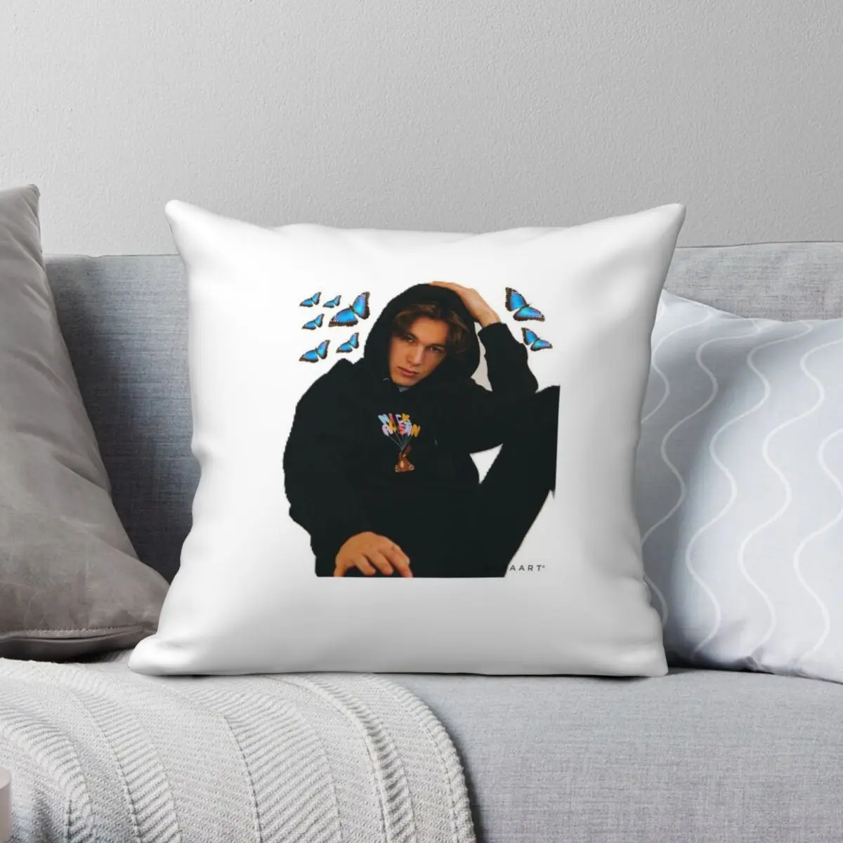 

Nick Austin Pillowcase Polyester Linen Velvet Printed Zip Decor Pillow Case Home Cushion Cover 18"