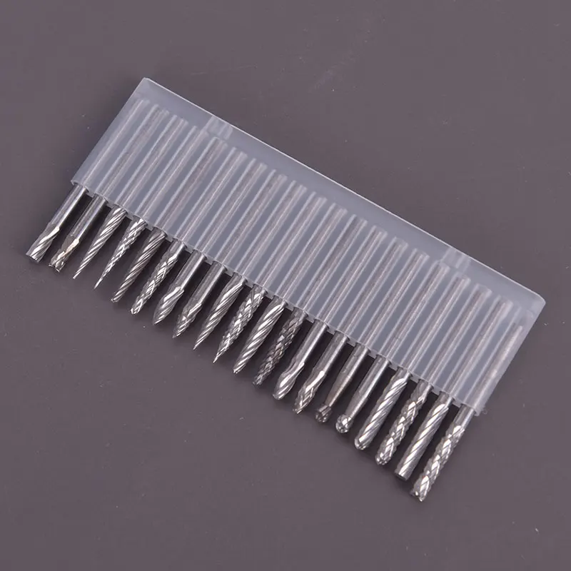 

20pcs Tungsten Carbide Rotary Burrs Set Accessories Milling Cutter Drill Bit