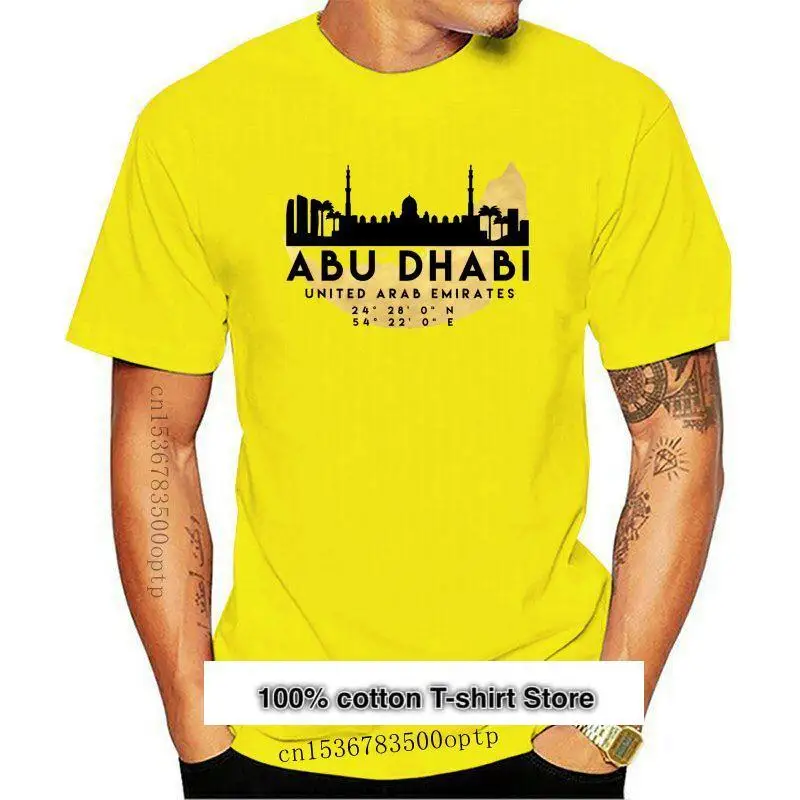 

Camiseta SOUVENIR MAPPA ABU Dabi EMIRATI Arab, divertida, 1 - S-M-L-XL-2XL-3XL