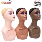 Новая голова манекена Alileader с подставкой без Плеч, реалистичный манекен, голова-манекен для изготовления париков, шапочка для очков