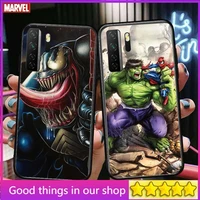 marvel comics heroes black soft cover the pooh for huawei nova 8 7 6 se 5t 7i 5i 5z 5 4 4e 3 3i 3e 2i pro phone case cases