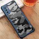 Чехол для Xiaomi POCO M3 Pro, камуфляжный акриловый чехол из поликарбоната и ТПУ, противоударные подушки безопасности, армированный чехол на заднюю панель для Redmi Note 10, фотопленки