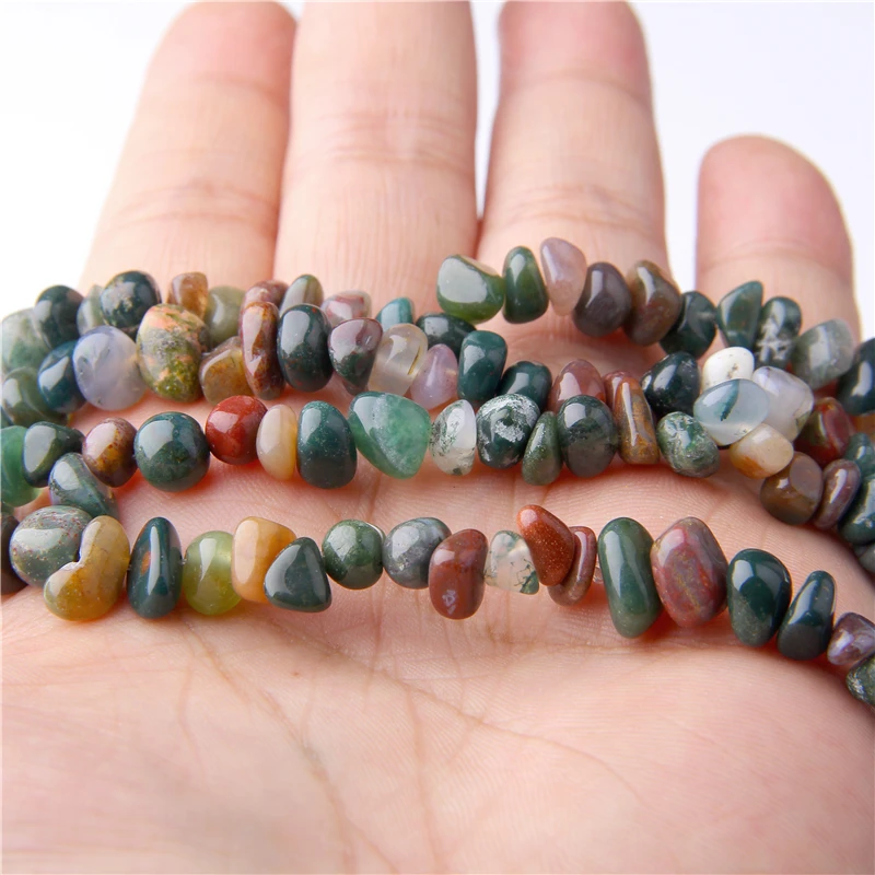 37.India agate 15," натуральные бразильские цитрины, хрустальные камни, камни, чипы, гравия, бусины, алебастр, лазурит, натуральный камень, изготовление ювелирных изделий - Цвет: 37.India agate