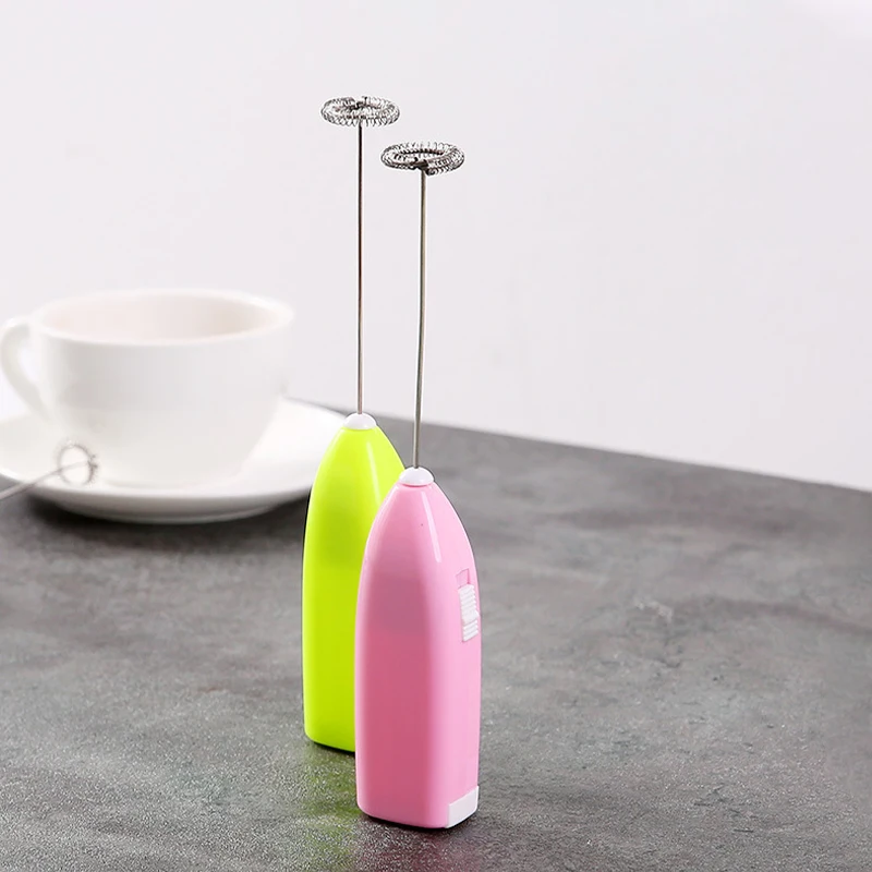 

1pc Milk Drink Coffee Whisk Mixer Electric Egg Beater Frother Foamer Mini Handle Stirrer Practical Kitchen Cooking Tool
