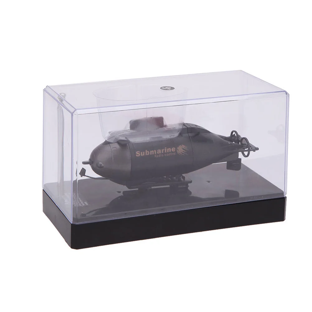 777-216 Mini 2-RC гоночная субмарина лодка R/C игрушки с передатчиком 40 МГц черный
