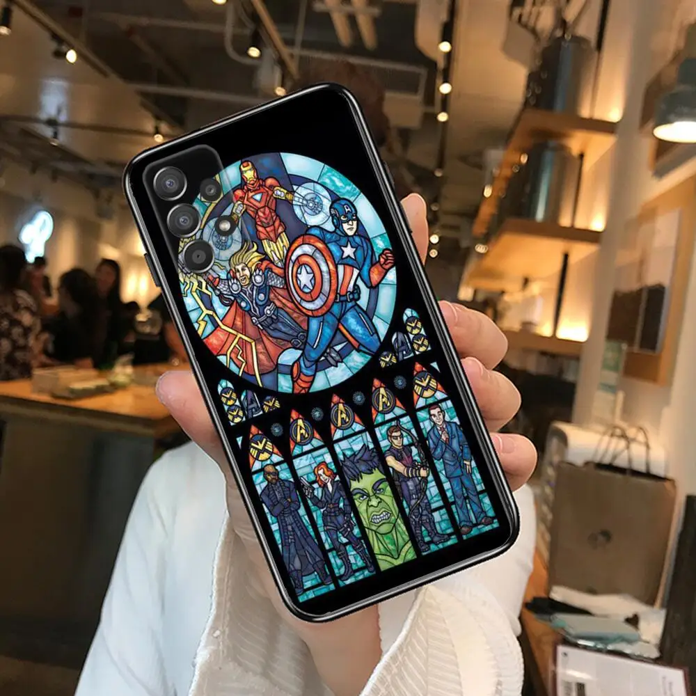 Чехол для телефона Iron Man VS captain Samsung Galaxy A70 A50 A51 A71 A52 A40 A30 A31 A90 A20E 5G a20s - купить по