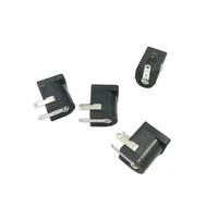 20pcs dc connector electrical power plug dc 005 5 5x2 1mm heat resistantdc 005 5 5x2 5mm terminaldc 002 3 5x1 3mm socket