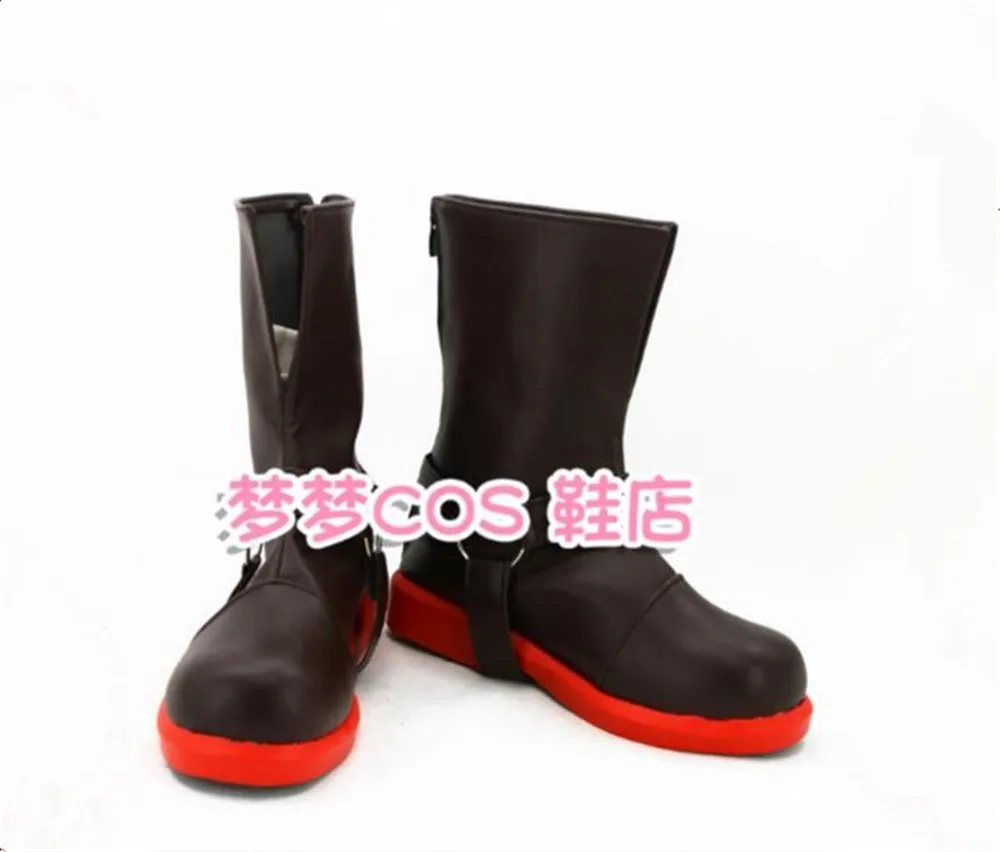 Обувь для косплея Эдвард Элрик Стальной алхимик аниме-ботинки реквизит C318 |