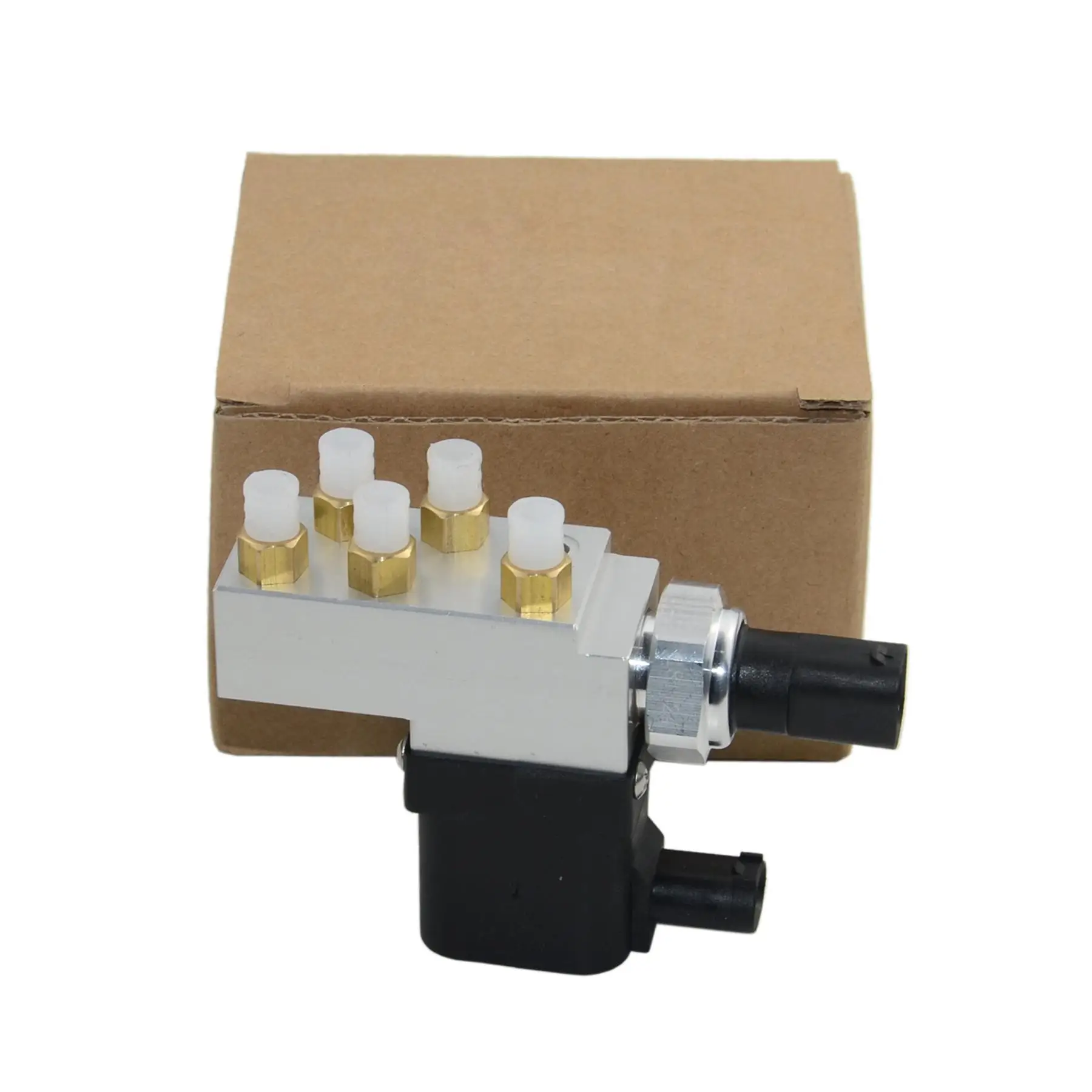 

AP02 Compressor air suspension solenoid valve block A 211 320 01 58 A2113200158 211 320 01 58 2113200158