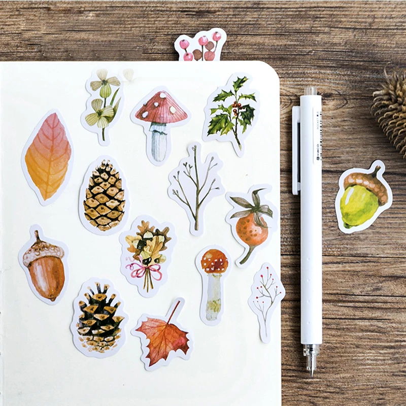 46 шт./кор. наклейки историю в лесу Справочник фото альбом для декоративных