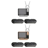 mini retro bookshelf tv game console handheld game player for boy children bluetooth compatible wireless controller game console