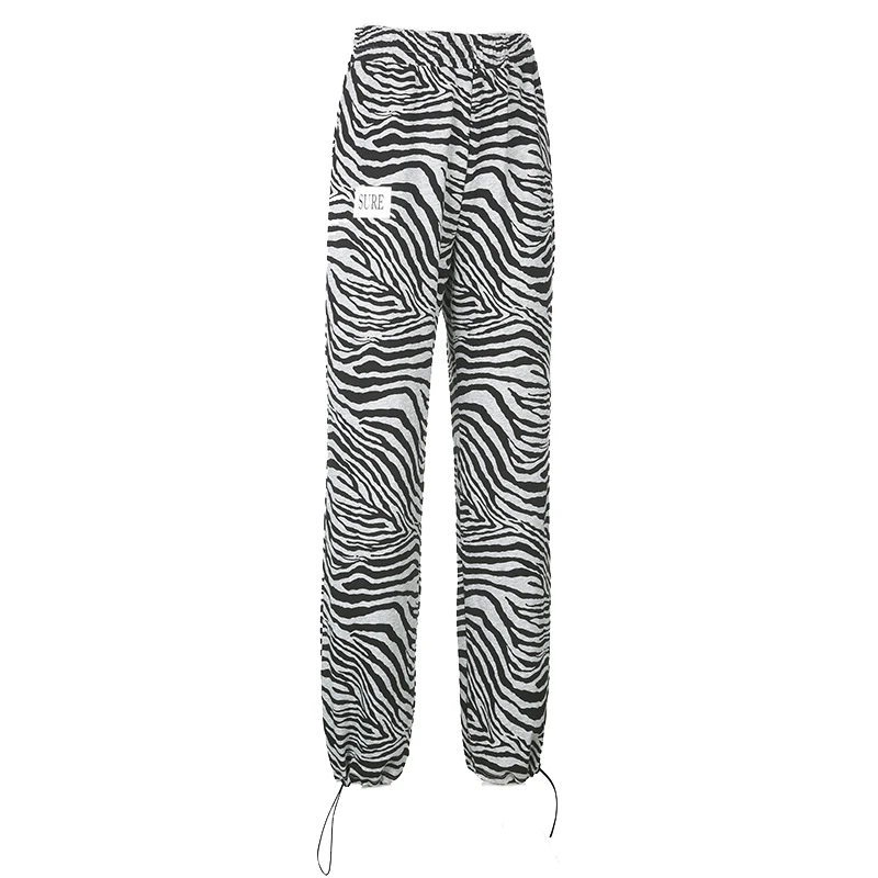 

2020 Latin Dance Pants Adult Female New Zebra Pattern Dance Practice Clothes Tango Dance Trousers Rumba Dance Cltohing DQL4806