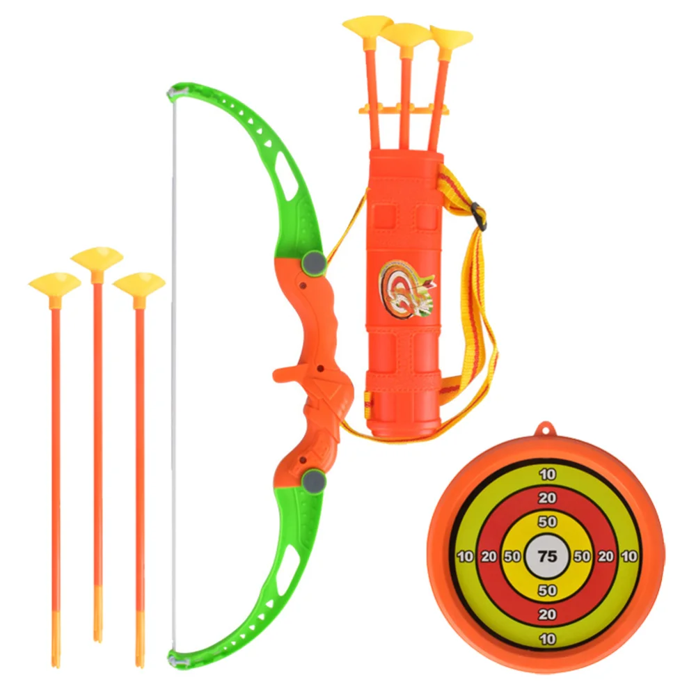 

1 Set Interesting Outdoor Shooting Toys Cartoon Kids Imitated Bow Arrow Toys