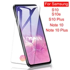 Чехол для телефона из закаленного стекла для Samsung Note 10 Plus, стекло на Galaxy S10 Plus, S10e, защитная пленка для экрана junsun S 10, Not S10plus, Note10
