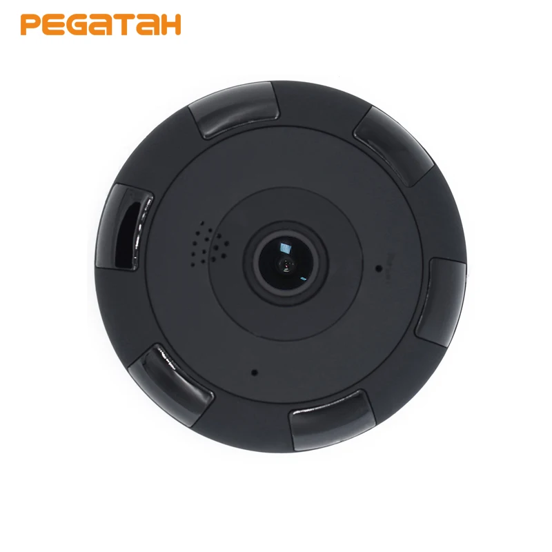 

HD 1080P Fisheye Panoramic 360 Degree 1.3MP 2MP VR WIFI IP Camera with 64GB TF Card slot Two-Way Audio Motion detection