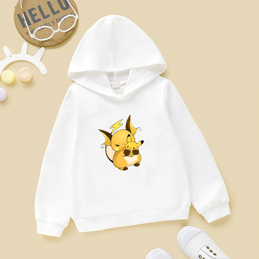 

Pokemon Baby Pikachu Hoodies Suoer Mario Girls Clothing New Style Boy Clothing Little Boy Hoodie Small Coat Sweatshirt anime