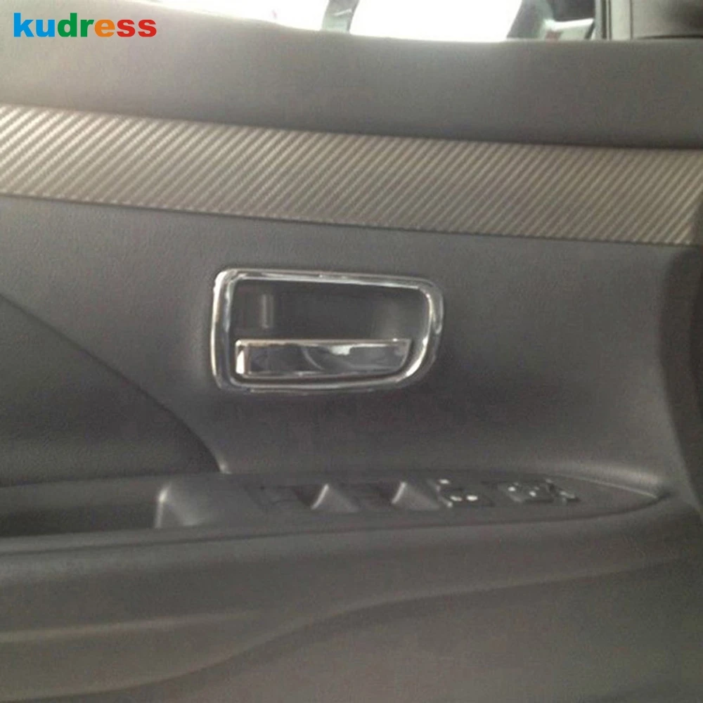 

Для Mitsubishi Outlander 2013-2015 2016 2017 2018 2020 хром Внутренняя крышка дверной ручки отделка украшение автомобильный Стайлинг Аксессуары
