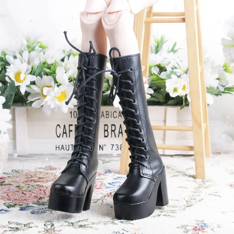 

60cm Doll's Shoes Doll Boots High Heels Martin Boots Doll Accessories